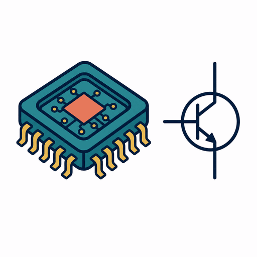 半導体チップのイラスト
