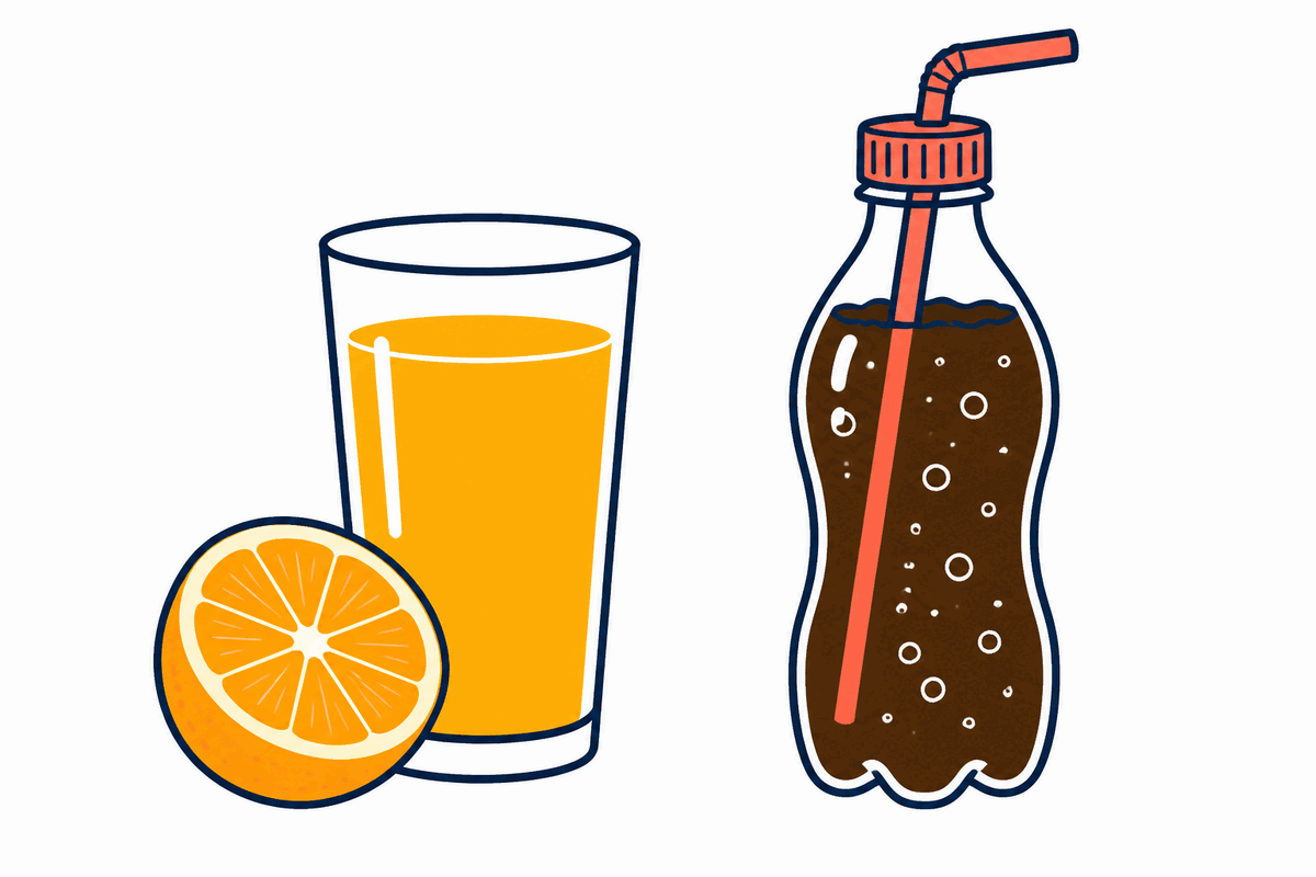 果汁20/清涼飲料22のイラスト