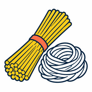 パスタ・ビーフンのイラスト