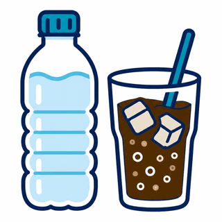 清涼飲料水のイラスト
