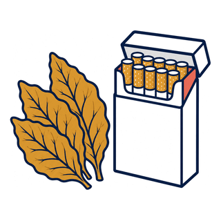 たばこのイラスト